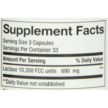 Lactase Enzyme by Nature'S Way - 100 Capsules