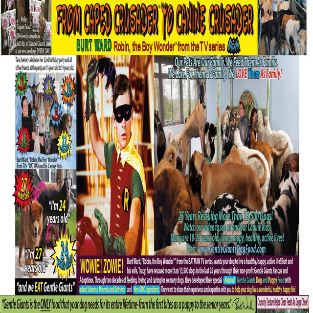 Gentle Giants World Class Canine Nutrition Dog and Puppy Food Classic Quality of Life Chicken Feast, 30-Lb