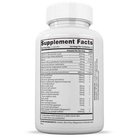 Glucofort Max Advanced Formula 1295MG 60 Capsules