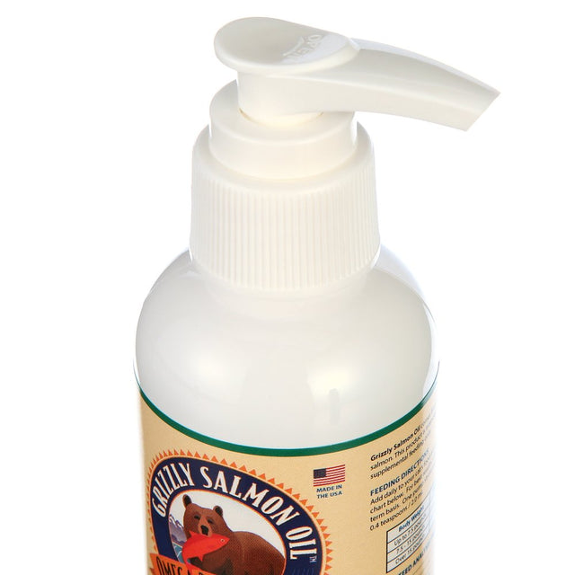 Grizzly Salmon Oil Supplement for Cats, 4 Oz.