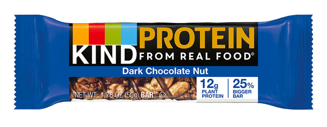 KIND Bars, Dark Chocolate Nut Protein Bar, Gluten Free, 1.76 Oz,12 Snack Bars