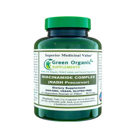 Niacinamide, Niacin, NAD, NADH, 90 Vcaps, High Absorbable, Non-Gmo, Gluten-Free (Pack of 5)
