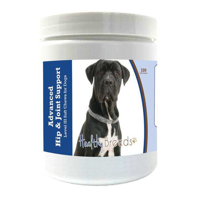 Healthy Breeds Cane Corso Advanced Hip & Joint Support Level III Soft Chews for Dogs 120 Count