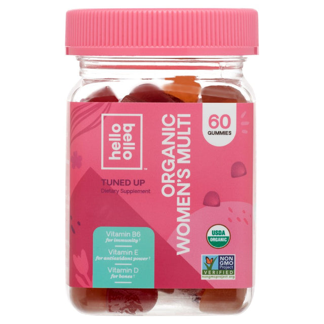 Hello Bello Organic Women'S Multi Vitamin Gummy, 60Ct