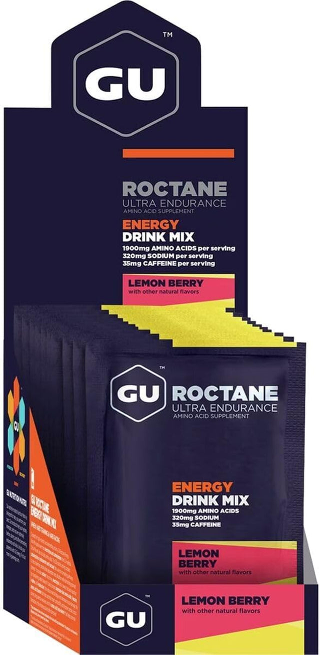 GU Roctane Energy Drink - 10 Pack Lemon Berry, One Size