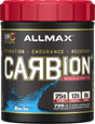 ALLMAX CARBION+, Blue Ice - 725 G - High-Performance Training Fuel - Boosts Hydration, Performance & Recovery - with 25 G Carbs & Zero Sugar - 25 Servings