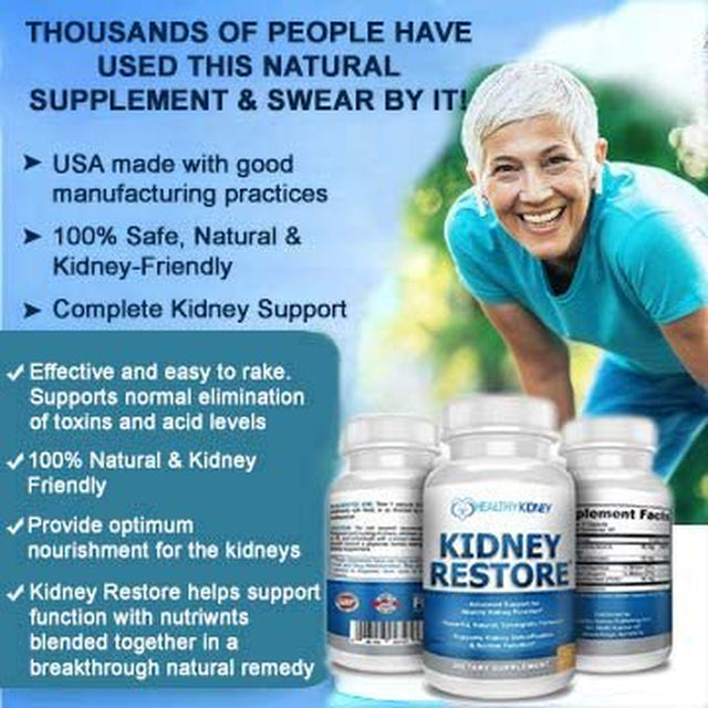 Healthy Kidney Kidney Shield + Kidney Restore Bundle: Kidney Support + Kidney Cleanse Supplements