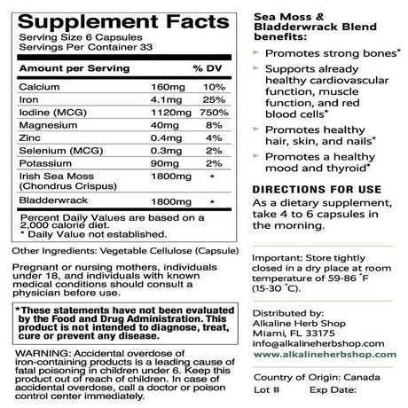 HAPPY MOOD BUNDLE - SEA MOSS & BLADDERWRACK, HAPPY HEALTHY BODY, HAPPY COLON, HAPPY MOOD, and ELDERBERRY TEA