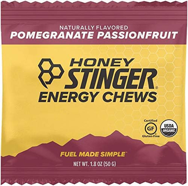 Honey Stinger Organic Energy Chews, 12-Pack Pomegranite One Size