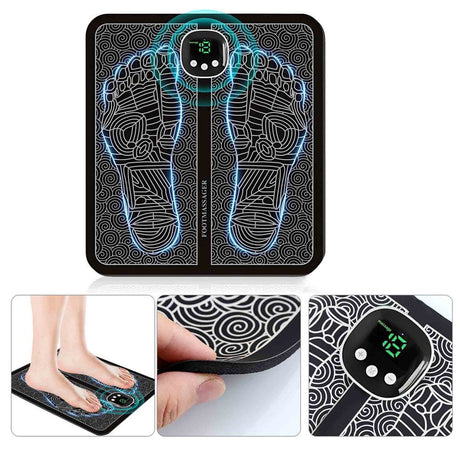 Fankiway Foot Massager for Neuropathy Feet, Massager Pad for Pain Plantar Relief, Portable and for Anyone Who Works Standing up Long Times, USB Charging with Long Usable Time, for Homes, Offices