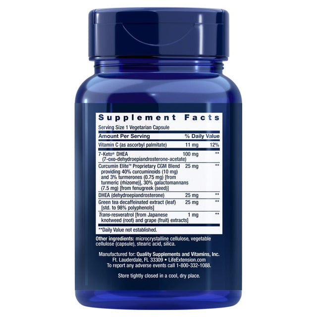 Life Extension DHEA Complete - Promotes Optimal Hormone Levels & Weight Management - Gluten-Free, Non-Gmo - 60 Vegetraian Capsules