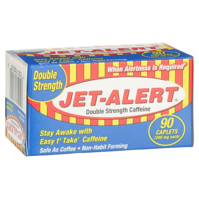 Jet-Alert Energy Stimulant Caffeine Pills, 200Mg, 90 Count