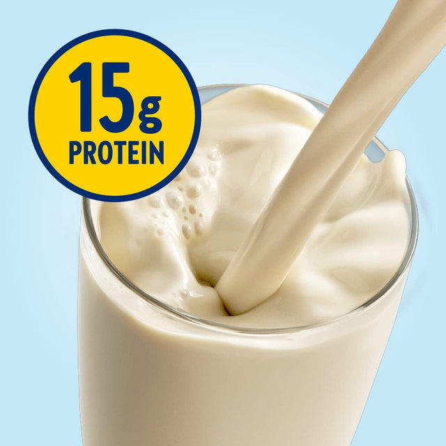 Glucerna Hunger Smart Shake, Diabetic Drink, Blood Sugar Management, 15G Protein, 180 Calories, Classic Vanilla, 10-Fl-Oz Bottle, 24 Count