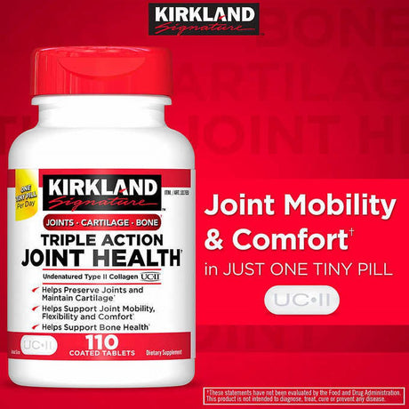 Kirkland Signature Triple Action Joint Health, 110 Coated Tablets