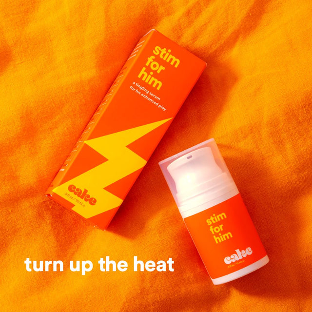 Hello Cake Stim for Him, Stimulating Arousal Gel for Men, 0.5 Fl Oz