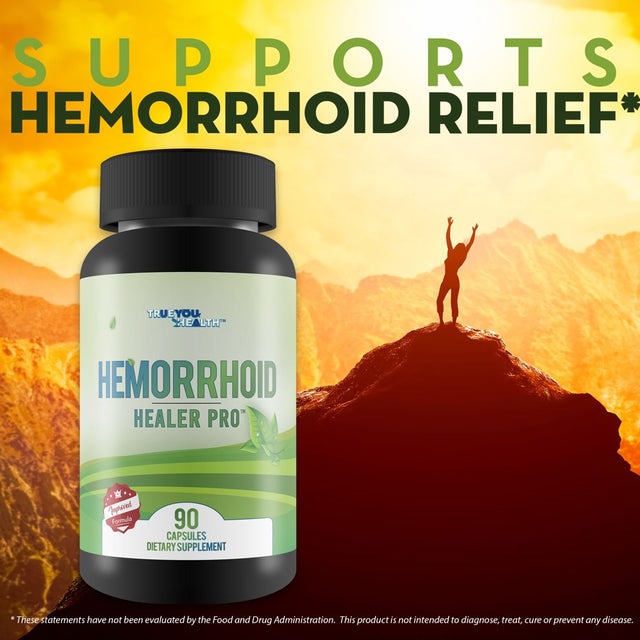 Hemorrhoid Healer Pro - Extra Strength & Improved Formula - Our Best Hemorrhoid Pills - Support Hemorrhoid Healing - Gut & Colon Health - Natural Hem Healer Hemorrhoid Treatment Supplement