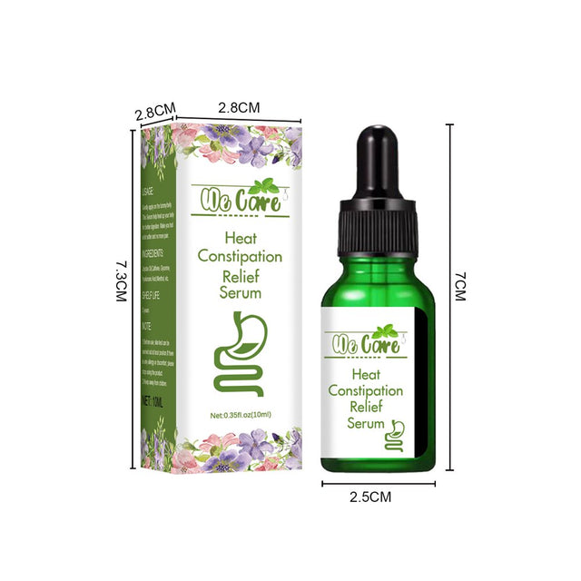 HIBRO Face Organic Aloe You Much Gel We-Care Heat Constipation Relief Serum Belly Cellulite Massage Oil Natural Ingredients for Constipation, Bloating and Gas Relief 10Ml