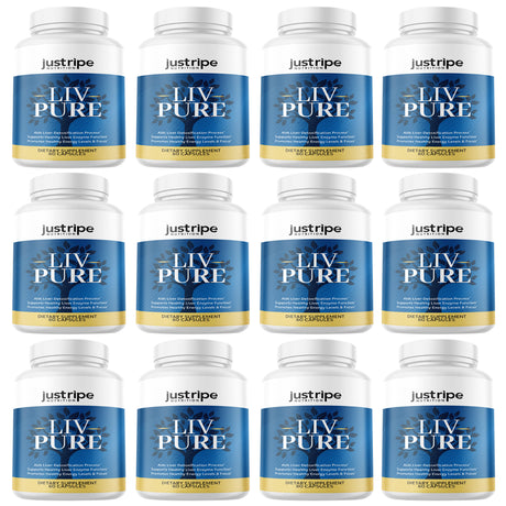 12 Pack Liv Pure Capsules for Liver Detox Support - Liv Pure Weight Loss Pills