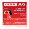 Glucose SOS, Instant Dissolve Glucose Tablet Alternative for Blood Sugar Recovery, Kiwi Strawberry 6 Count