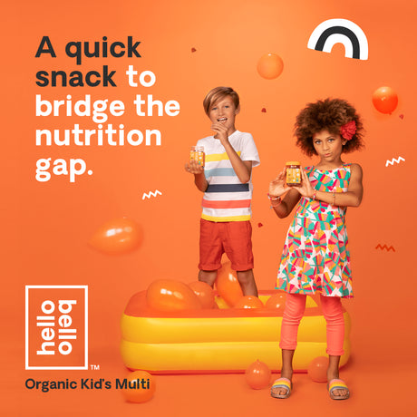 Hello Bello Organic Kid'S Multi Vitamin Gummy, 60Ct