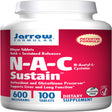 Jarrow Formulas N-A-C Sustain, Supports Liver and Lung Function, 600 Mg, 100 Sustain Tabs