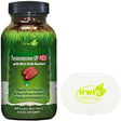 Irwin Naturals Testosterone up RED Enhance Performance 60 Softgels with Pill Case