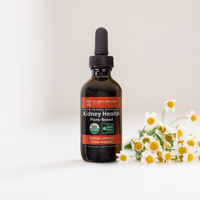 Global Healing Organic Kidney Health & Cleanse Supplement - 2 Fl Oz