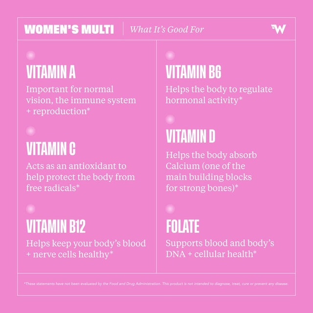 Health by Habit Multi-Vitamin for Women'S Health, Vitamin Blend, Acai, Biotin, 60 Capsules