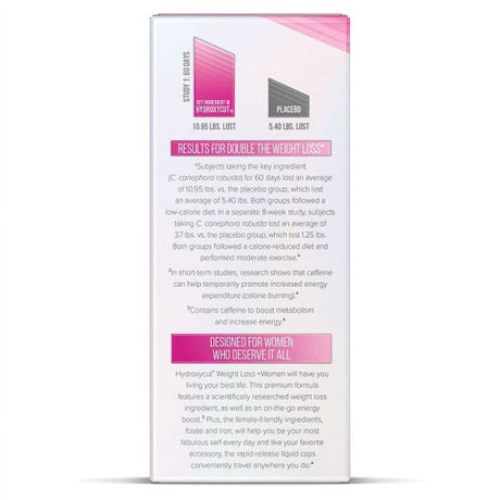 HYDROXYCUT Max! for Women Weight Loss, 60 Rapid-Release Liquid Capsules (Pack of 3)