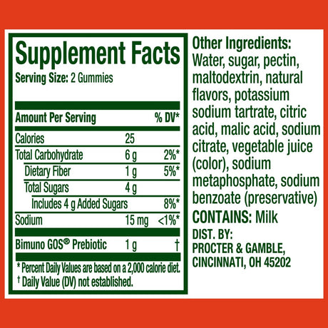 Align Advanced Prebiotic Gummies, Dietary Supplement for Women and Men, Fast-Acting Biotic, 46 Ct