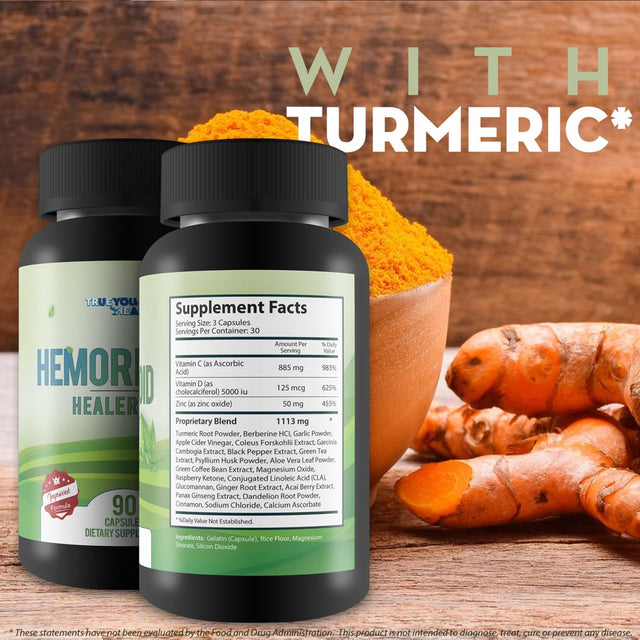 Hemorrhoid Healer Pro - Extra Strength & Improved Formula - Our Best Hemorrhoid Pills - Support Hemorrhoid Healing - Gut & Colon Health - Natural Hem Healer Hemorrhoid Treatment Supplement