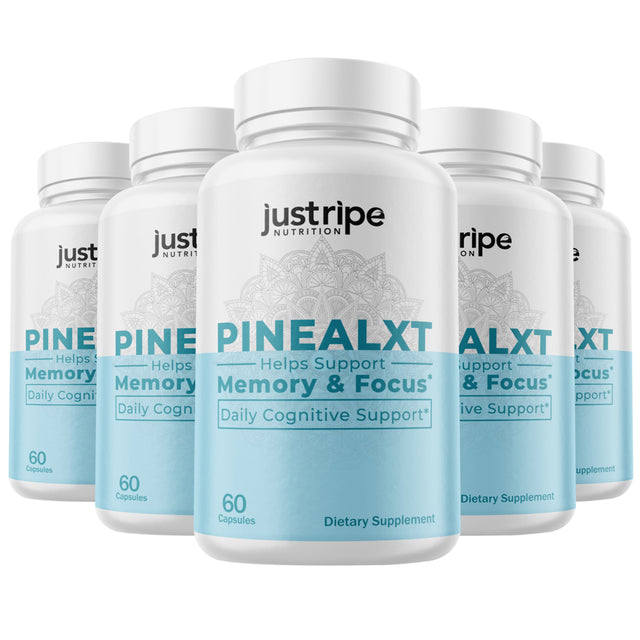 5 Pack Pineal XT Capsules to Support Gland Functions and Energy Levels 60Ct