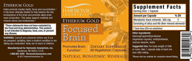 Harmonic Innerprizes Etherium Gold Capsules, 60 Count