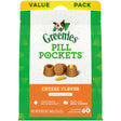 GREENIES PILL POCKETS Cheese Capsule Size Soft Treats for Dogs, 15.8 Oz. Pouch, 60 Ct