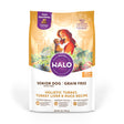 Halo Purely for Pets Duck, Liver and Turkey Flavor Dry Dog Food, 4Lbs. Bag