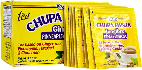 2 Pack Detox Ginger Tea 60 Day Supply Te Chupa Pansa De Jenjibre.