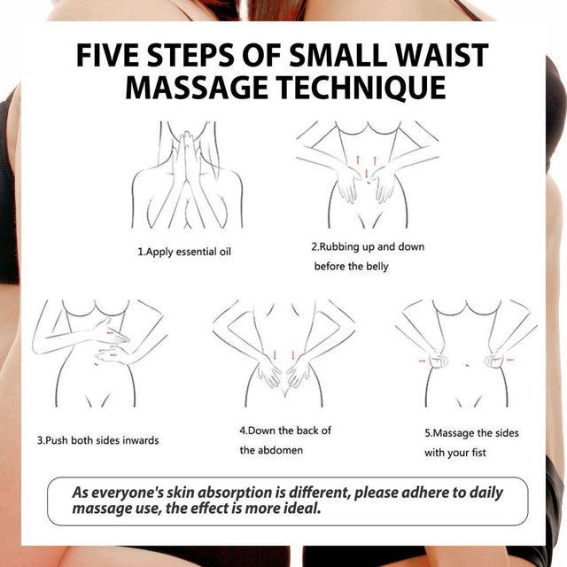 Quick-Acting Essential Oil, Belly Drainage Ginger Oil Plant Aroma Oil, Slimming Tummy Massage Ginger Oil for Fat Burning