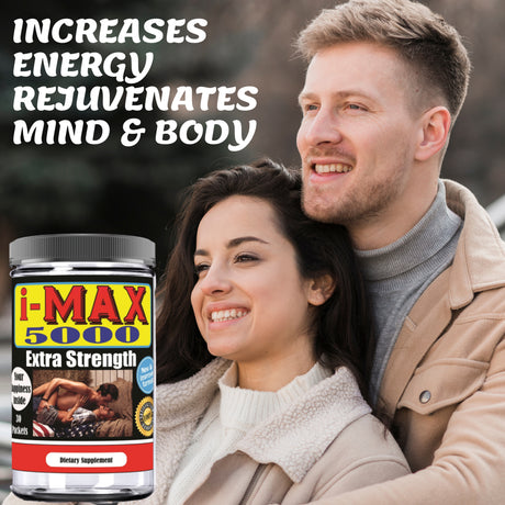 I-Maxx 5000 Testosterone Booster Supplement for Men, Male Enhancing Stamina Support Pills for Men 120Ct by Celebrity Lifestyle