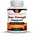 Sigmaceutical Bone Strength Calcium Supplement - Bone Health Boron Supplement - Calcium with Vitamin D3 - Calcium Magnesium Zinc - 90 Tablets