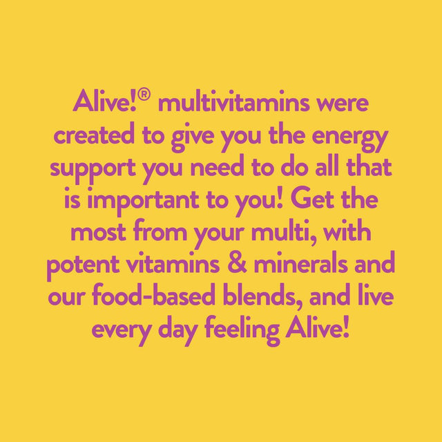 Nature’S Way Alive! Women’S 50+ Complete Multivitamin, High Potency B-Vitamins, 50 Tablets