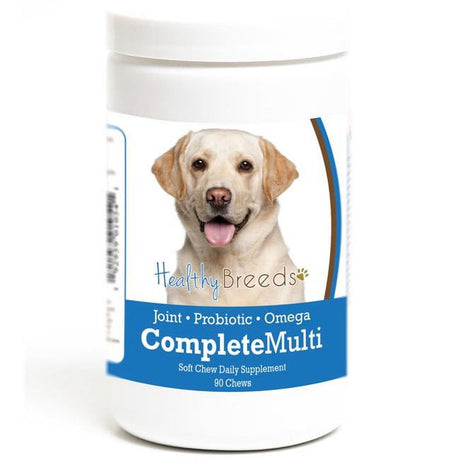 Healthy Breeds 192959010541 Labrador Retriever All in One Multivitamin Soft Chew - 90 Count
