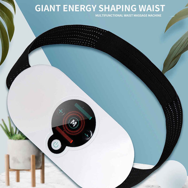 KIHOUT Deals Waist Massager Smart Abdominal Vibration Weight Loss Belt Massager Electrotherapy Thin Waist and Abdominal Massager