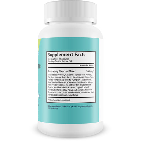 14 Day Clean It up Cleanse - Cleanse V Power with Fennel & Acai - Lose Weight - Remove Toxins - Colon Cleanse - Liver Cleanse - Detox Cleanse - Body Cleanse - Weight Loss Cleanse