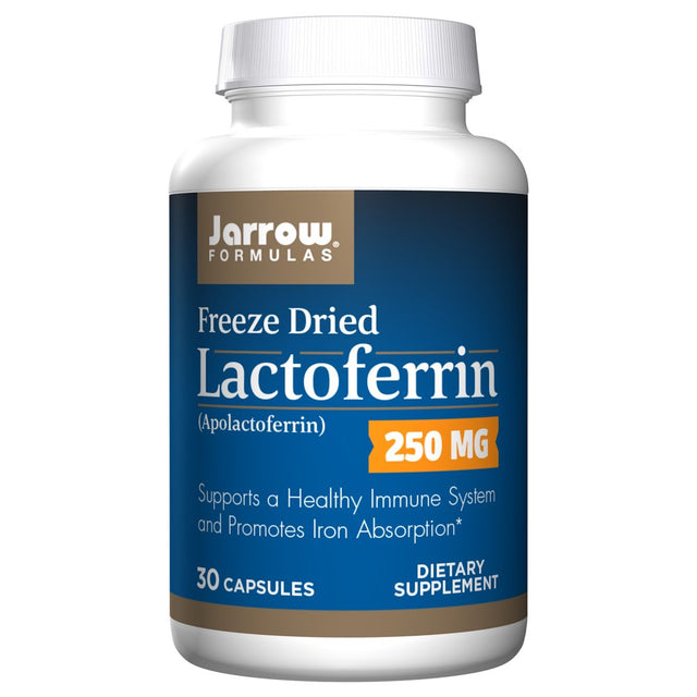 Jarrow Formulas Lactoferrin, Freeze Dried, 250 Mg, 30 Capsules