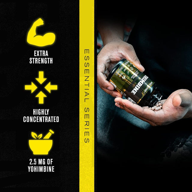 Jacked Factory Fat Burner with Yohimbine - Thermogenic Supplements for Men & Women - Burn-Xt Thermogenic Fat Burner & Yohimbine Extra Strength Supplement 2.5Mg, 270 Capsules