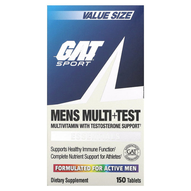 GAT Mens Multi + Test, 150 Tablets