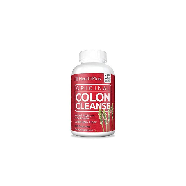 Health plus Colon Original Cleanse Capsules, 200 Ct, 4 Pack