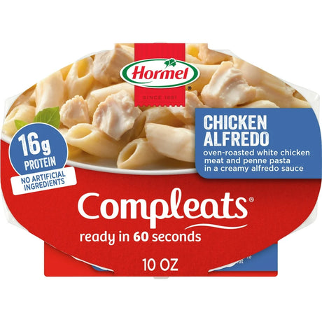 HORMEL COMPLEATS Chicken Alfredo, Shelf Stable, 10 Oz Plastic Tray