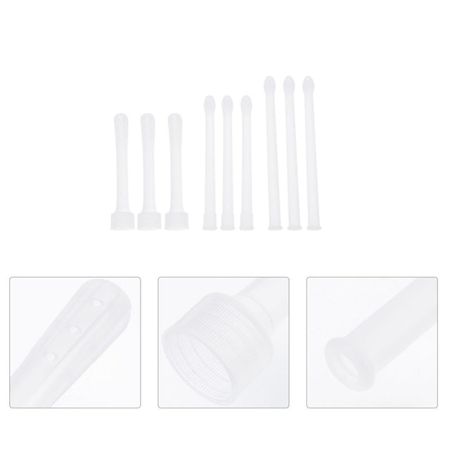 NUOLUX 9Pcs Disposable Ozone Vaginal Insufflation Atomization Kit (Assorted Color)