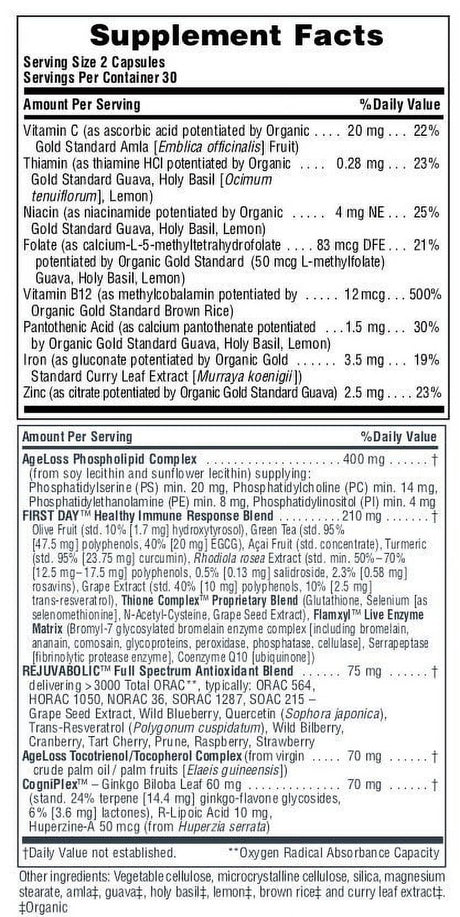 Nature'S plus Ageloss Brain Support 60 Vegcap